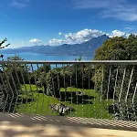 Garda View For Groups 4br, 3 Baths, Garden & Bbq San Zeno di Montagna